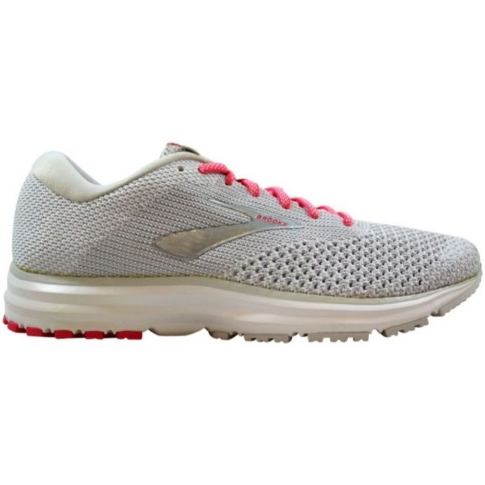 Brooks 9 Athletic Running Tennis Shoes DNA REVEL 2 Track Cross Country Gray Pink